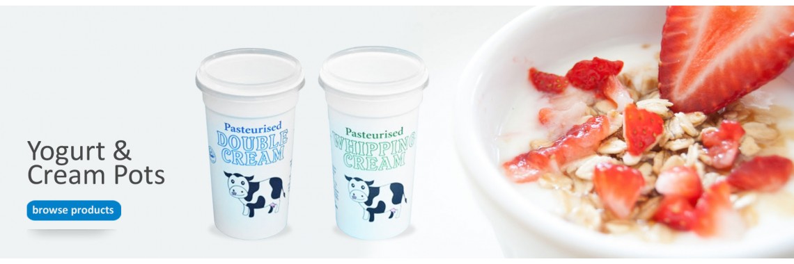 Yogurt and Cream Pots